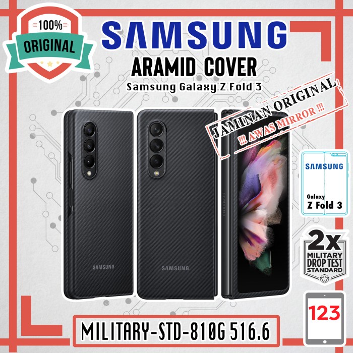 Case Samsung Galaxy Z Fold 3 Fold3 ORIGINAL Samsung Aramid Cover