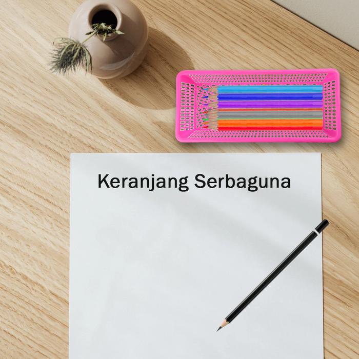 TERBATAS SHINPO Keranjang Plastik Kecil Persegi Panjang 30 CM Bakul Segi Astro Storage Kotak