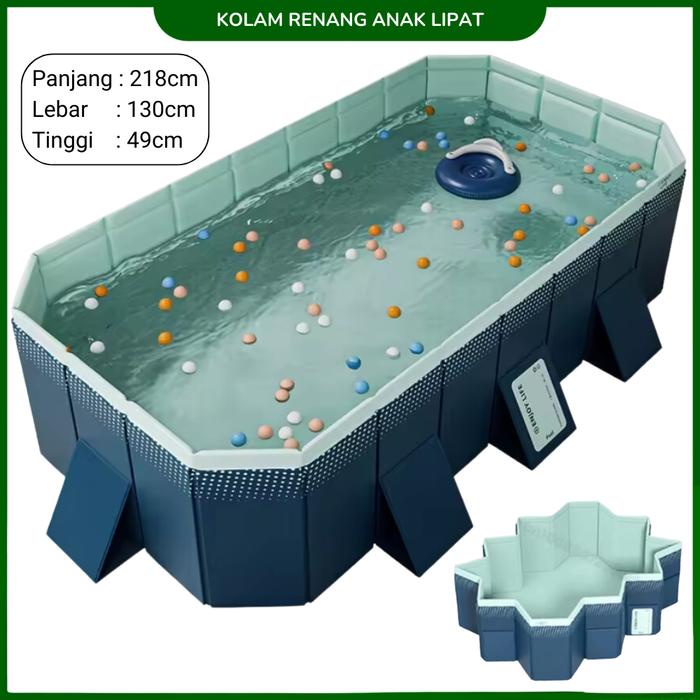 Kolam Renang Lipat Besar Mandi Bola Kolam Ikan High Quality