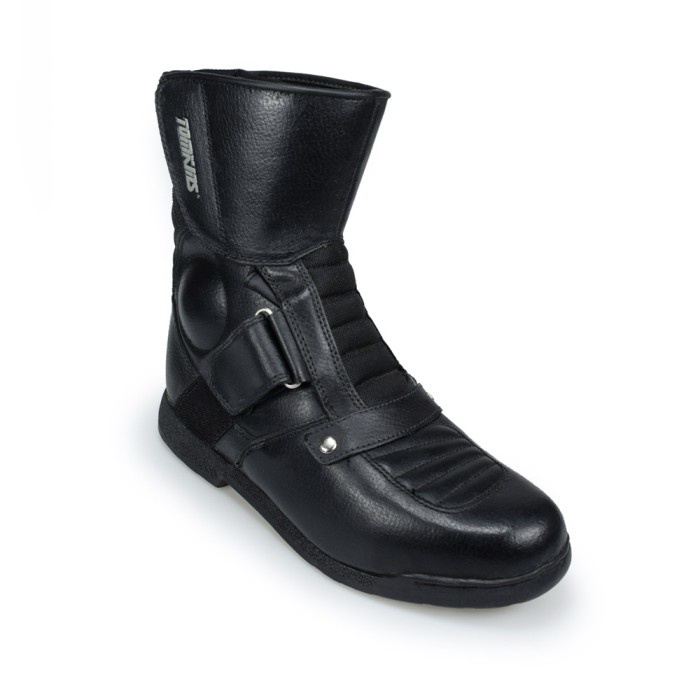 OTOmO- TOMKINS Polo Easy Boot - Hitam Sepatu Motor
