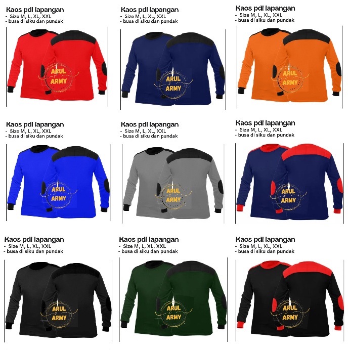 PROMO / COD  GROSIR KAOS TACTICAL PDL LAPANGAN KAOS POLOS OUTDOOR PELINDUNG BUSA BAN LENGAN PUNDAK