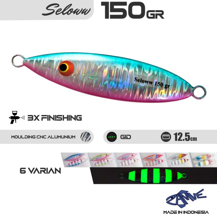 JaminAnOkE- Metal Jig Zamve Seloww Jig 150Gram Jig 150 Gram Jig 150Gr Jig 150 Gr