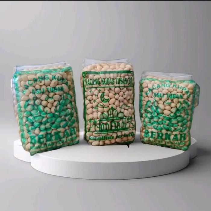 

Paket 3 Bungkus Kacang Kupas Tuban Kemasan 350gr Tinggal Goreng Cemilan Food