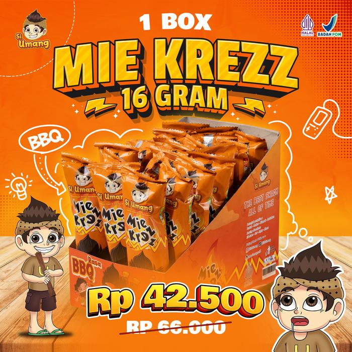 

Si Umang Mie Lidi Krezz 1 Box isi 22 Pcs Premium High Quality