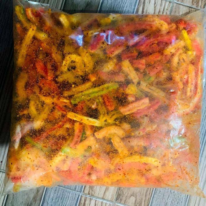 

1 KG SEBLAK KERING AS BETON Camilan Food Pedas Snack Cemilan Crispy Kerupuk Keripik Makanan