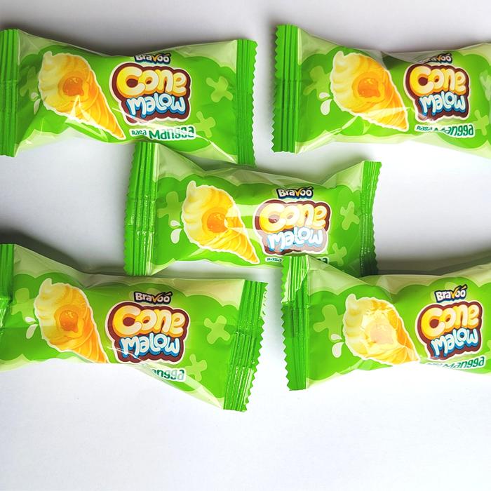 

CONE MALLOW 40 PCS MARSMALLOW ANEKA SNACK RASA Snacks Makanan Manis Rendah gula Paket Usaha Jajanan