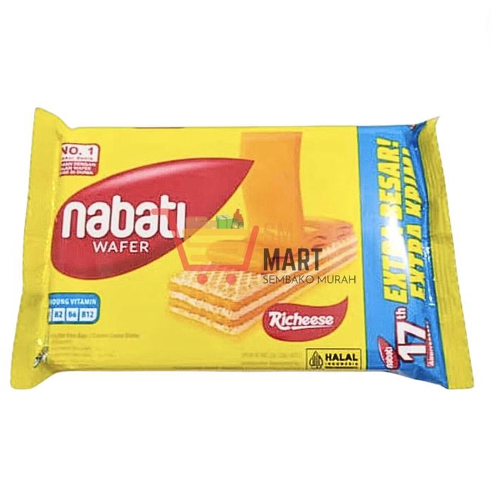 

[NEW! 1 DUS] WAFER NABATI 2000 KEJU COKLAT ISI 60 PCS NABATI MURAH