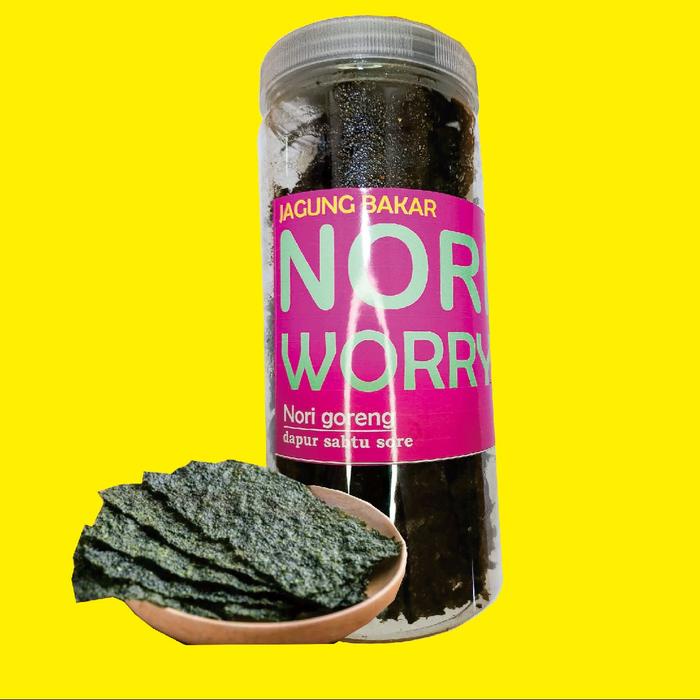 

cemilan nori , rumput laut goreng toples 1,4 seaweed food