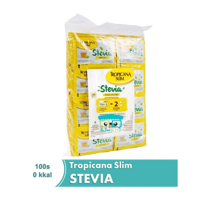 

Gula Tropicana Slim Stevia 100 Sachet Diet Kalori