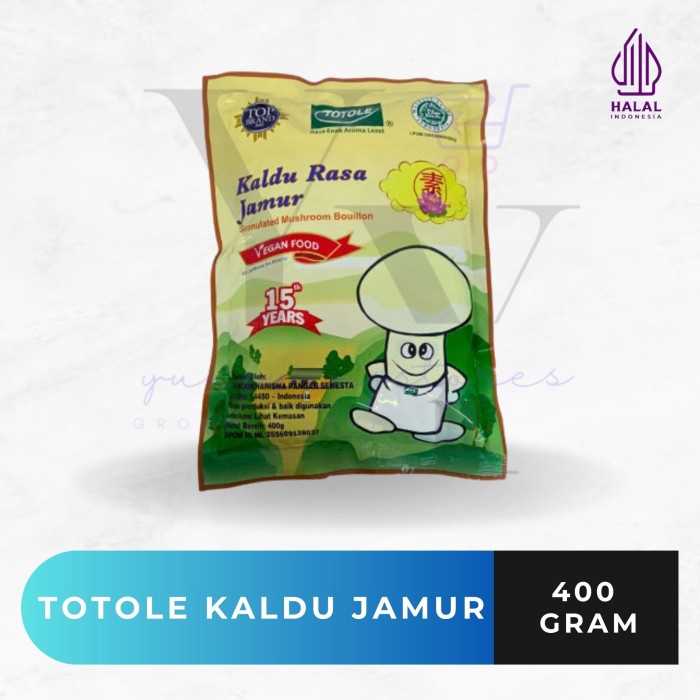 

Totole Kaldu Rasa Jamur 400 gram