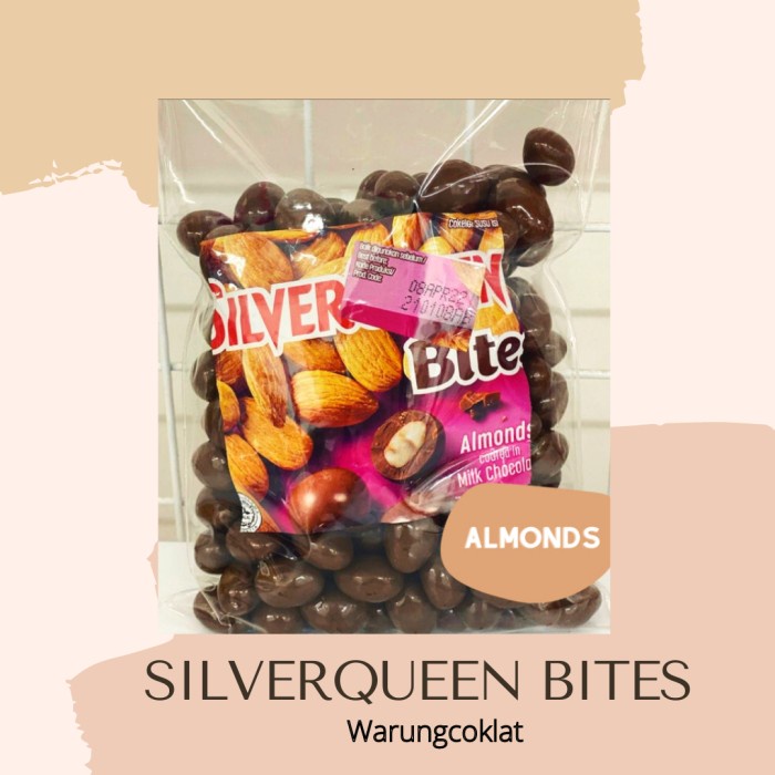 

silverqueen bites almond 1 kg sq bites mede bites dark chocolate