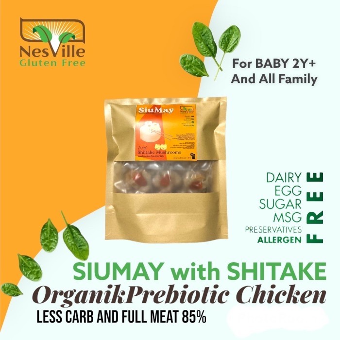 

SIOMAY GLUTEN FREE DIMSUM WITH SHITAKE MUSHROOM NESVILLE GLUTEN FREE