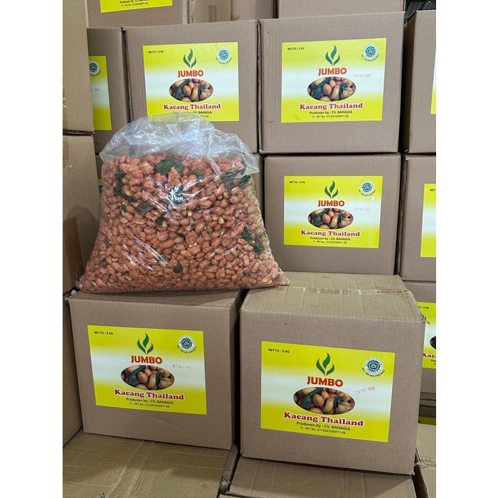 

5KG KACANG THAILAND PEDAS JUMBO GROSIR MURAH 1 DUS
