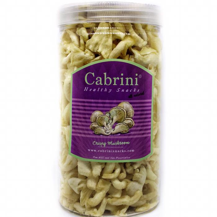 

Cabrini Healthy Snack Crispy Mushroom Premium (1000 ml) Keripik Jamur
