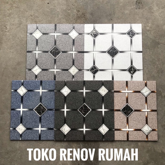 Keramik 40x40 motif hexagon/ keramik garasi/ keramik kamar mandi