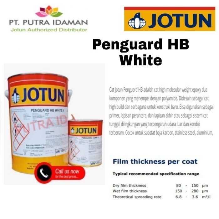 JOTUN CAT EPOXY / PENGUARD HB WHITE 5 LTR / 2 KOMPONEN / CAT EPOXY