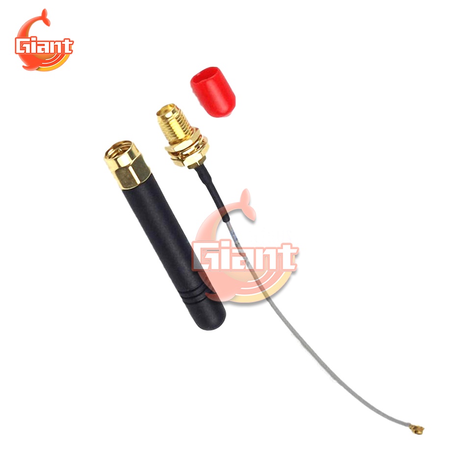 Straight Jack IPEX Antenna Connector RF Pigtail Cable for Board IOT 32u4 II Wifi Lora 32 SIM800L GPR