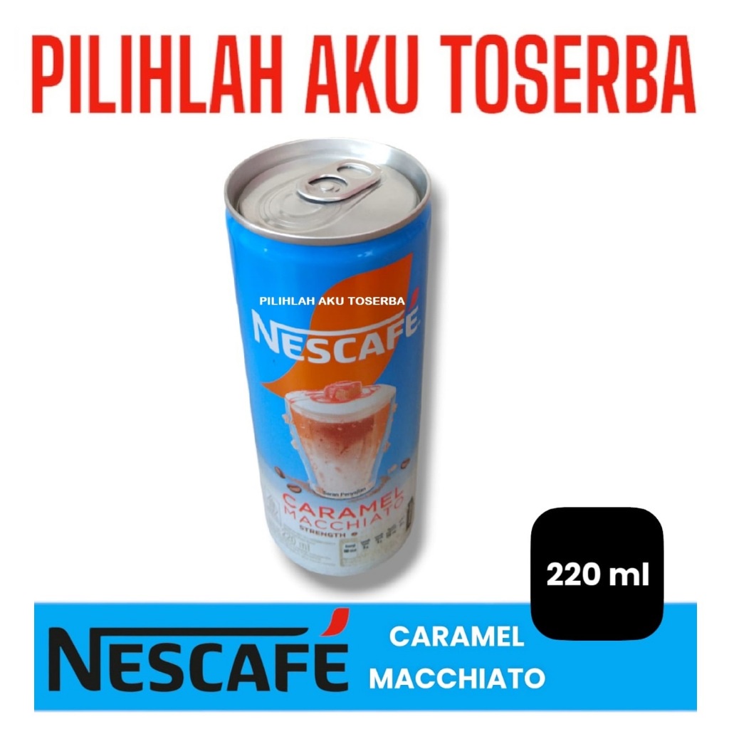 

Promo/ Kopi Nescafe Kaleng Caramel Macchiato 220 Ml - ( Harga 1 Dus Isi 24 )