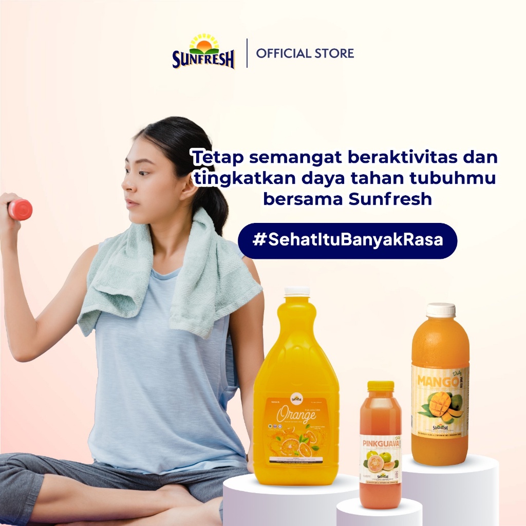 

Promo/ Sunfresh Daily Litchi Juice 2 Liter Mengandung Vitamin C - Jus Buah Leci