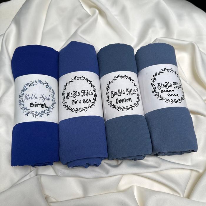 Best Seller Pashmina Perbiruan- Ceruty Baby Premium Jilbab Kerudung