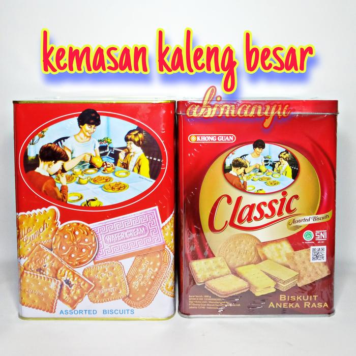 

BISKUIT KHONG GUAN KALENG CLASSIC 600 GRAM