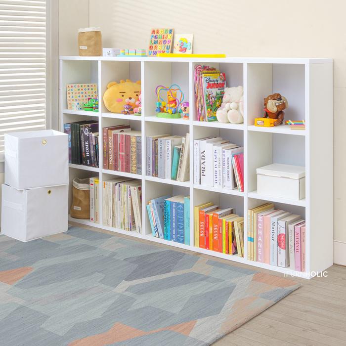 

Promo Ifurnholic Edwin Bookcase 3X5 I Rak Buku Susun Minimalis Lemari Display Serbaguna Buffet