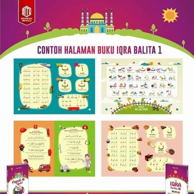 

Promo Iqra Balita Jilid 1 - Buku Mengenal Huruf Hijaiyah Berwarna Bergambar Tbk