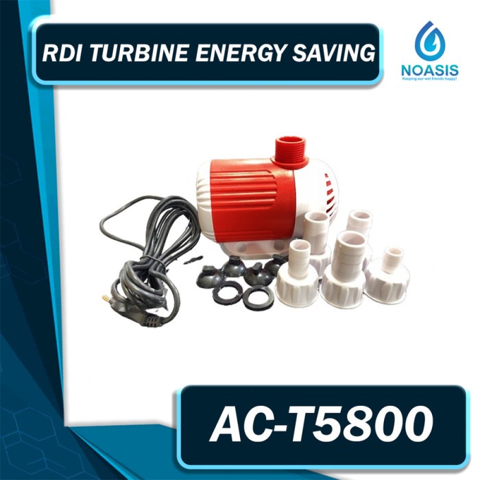 Terbaik Rdi Ac - T 5800 Eco Water Pump Pompa Aquarium Daya Rendah Low Watt
