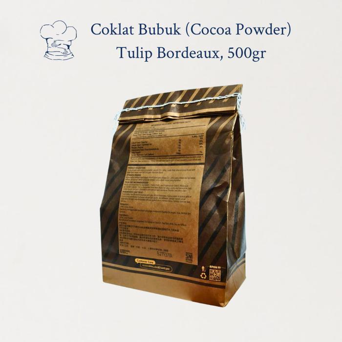 

SALE TERBARU COCOA POWDER TULIP BORDEAUX 22%, 500GR (KEMASAN ASLI) BUBUK KAKAO / COKLAT BUBUK