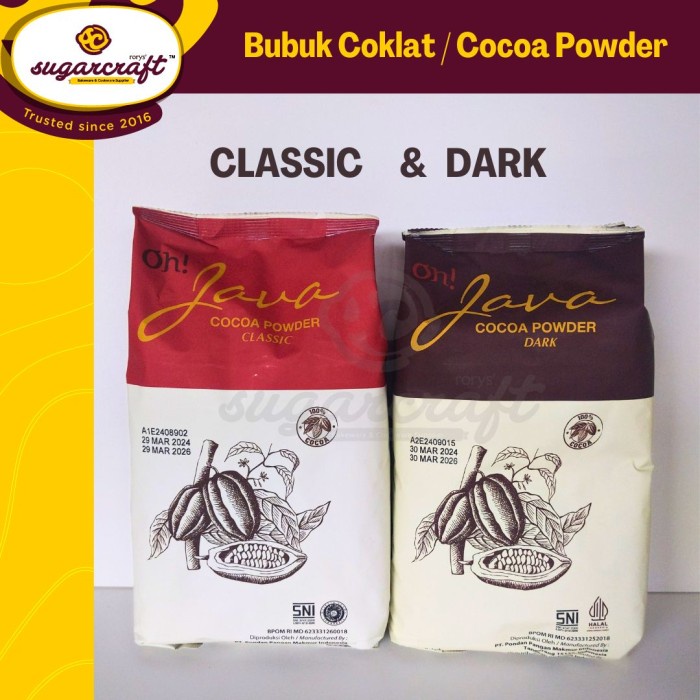 

READY STOK COKLAT BUBUK MURNI PREMIUM OH JAVA KAKAO PURE COCOA POWDER COKELAT CHOCOLATE READYY