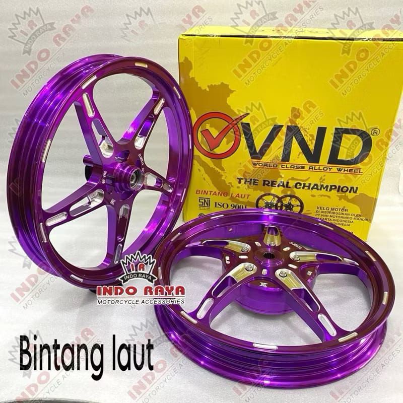 Velg Racing VND Bintang Laut Vario 110 Beat Scoopy Vario 125 /150 Old o Sporty / o Sle o o M3 Fino o