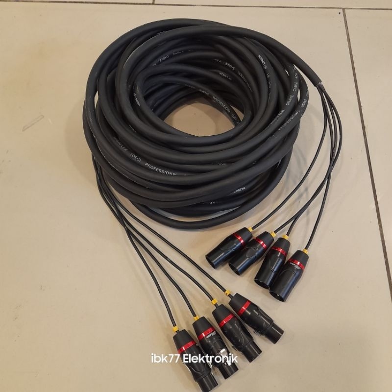 Snake Kabel isi 4ch LinkOn komplit jek Canon SPL AUDIO - 20meter