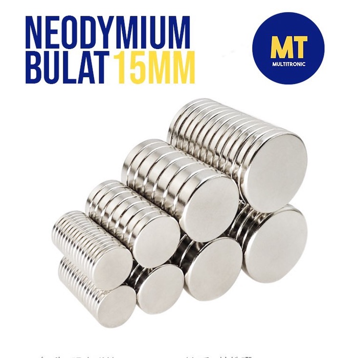 (BestSeller) Magnet Neodymium Bulat Diameter 15mm