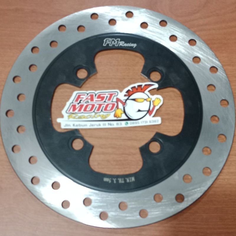 Disc belakang fm racing 220 mm untuk 125z mx old tiara mx new
