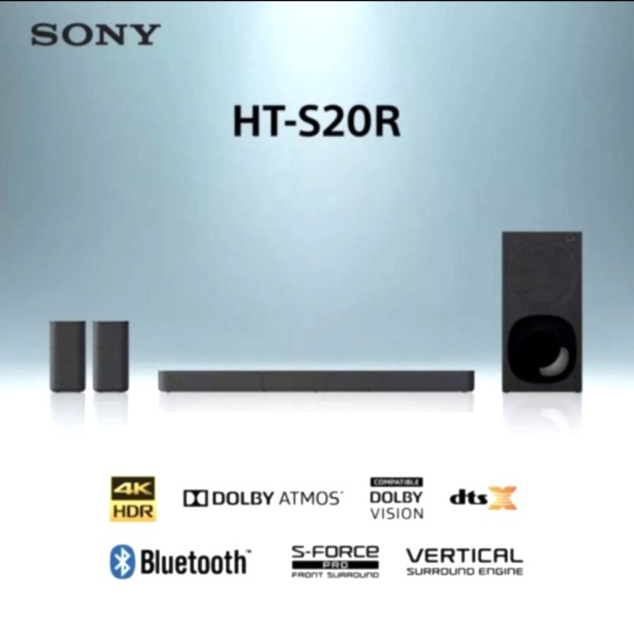 SONY SOUNBAR HT-S20R HT S20R SOUNDBAR GARANSI RESMI SONY