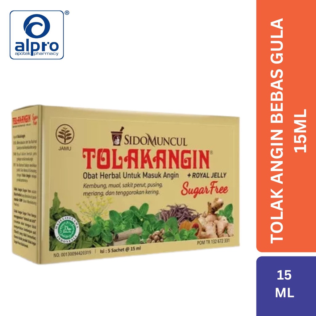 

Tolak Angin Bebas Gula 15Ml