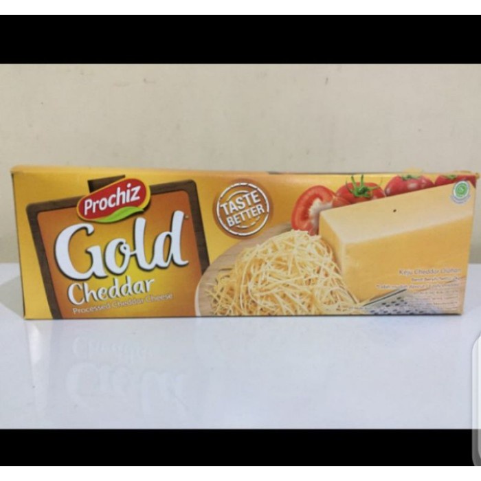

(BestSeller) keju cheddar prochiz gold 2 kg