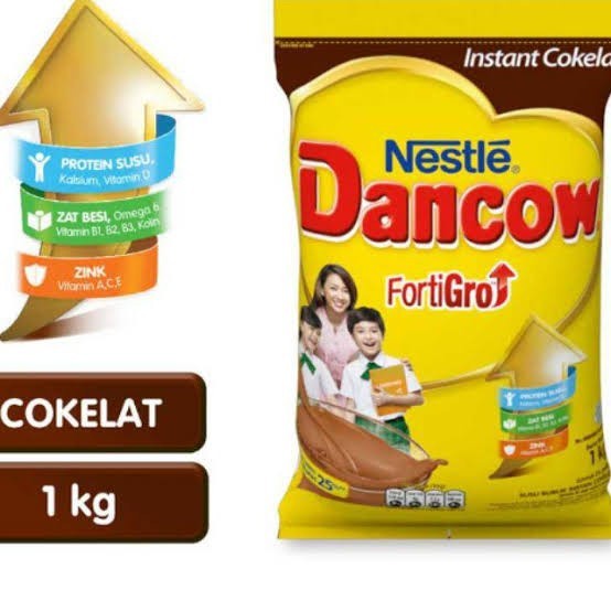 

(BestSeller) Dancow Fortigro Susu Pertumbuhan Rasa Coklat Kemasan Jumbo 1 kg