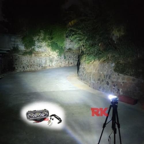 LAMPU SOROT E03 BRT LED CREE RACING 3 MATA TEMBAK 30W TEMBUS KABUT HPL