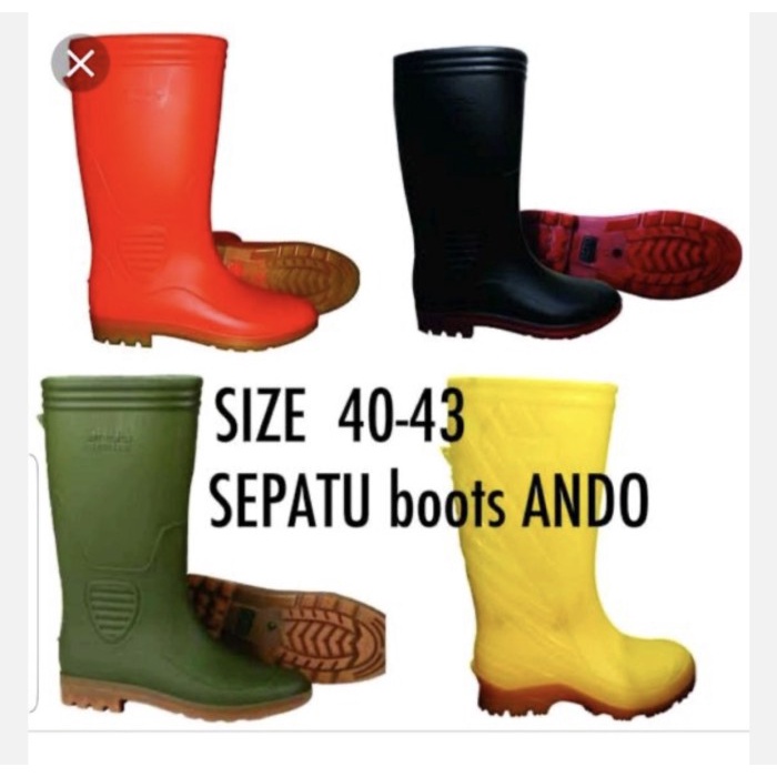 SEPATU BOOT ANDO HIJAU