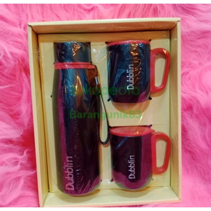 Laris Termos Dan Gelas Mug Dubblin Marcopolo Gift Set