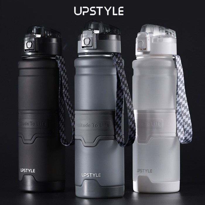 BOTOL AIR MINUM 1000ML UPSTYLE PREMIUM SPORT WATER BOTTLE FROSTED
