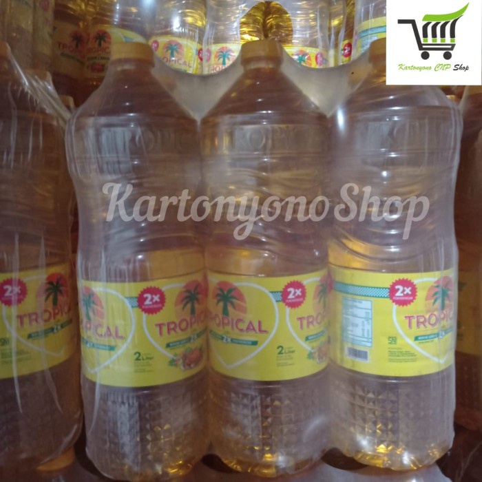 

Minyak Goreng Tropical Botol 2 liter Per Box isi 6 botol
