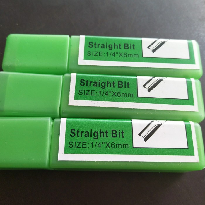 JTTOP" MATA PROFIL KAYU LURUS STRAIGHT BIT 6MM-10MM HARGA SAMA MATA TRIMER