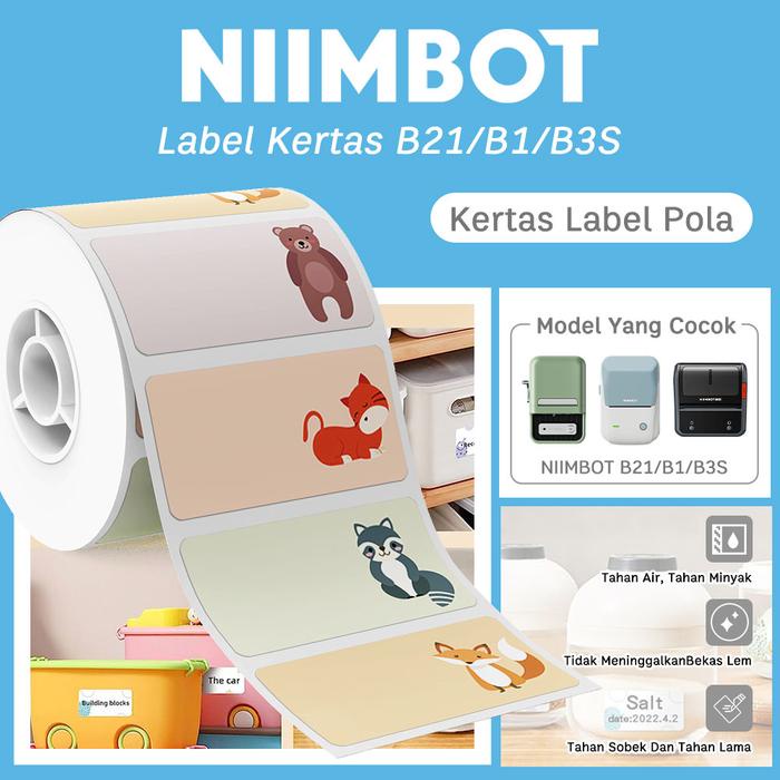 

Ready Stock Kertas Label Berkualitas Tinggi Untuk Mesin Label Niimbot B1/B21/B3S - Kertas Label
