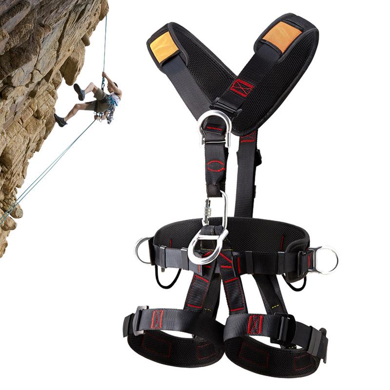 Climbing Harness Adjustable Fall Protection Harness Detachable Fall Harness For Men Tree Climbing