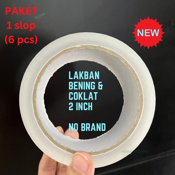 

Terbaru!! Lakban Rekat Bening Isi 12 Pcs Transparan Core Polos Putih Cod