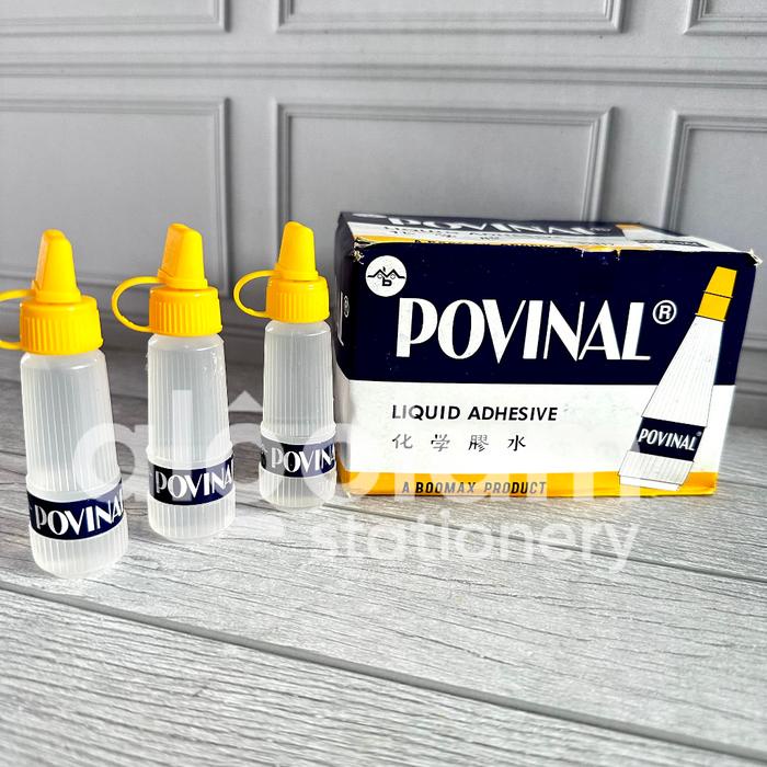 

Produk Viral Azka Stationery Satu Pack ( 24 Pcs ) Lem Cair Kertas Povinal Kecil Cod
