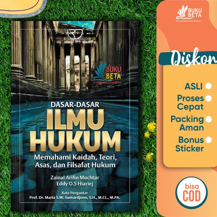 Diskon Dasar-Dasar Ilmu Hukum - Zainal Arifin Mochtar Cod