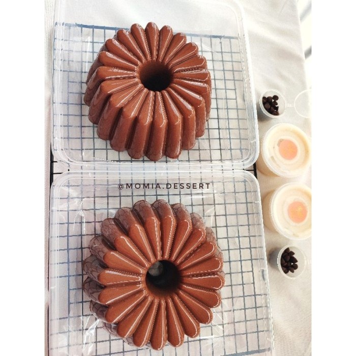 

(BestSeller) Puding Dark Choco Small (size 15cm) / Puding Ultah / Hampers Puding / Puding Coklat